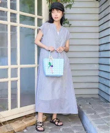 인도 면 보일 스키퍼 셔츠 원피스