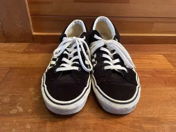 VANS 코듀로이 스니커즈 블랙/화이트