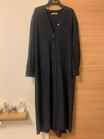 네이비 셔츠 원피스