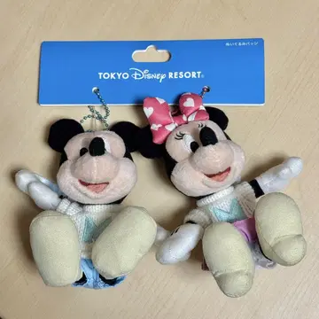 디즈니 키링 인형 배지 베프 클럽 미키 미니
