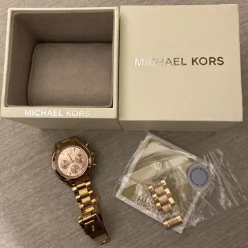 마이클 코어스 시계 여성용 핑크 골드 MICHEL KORS