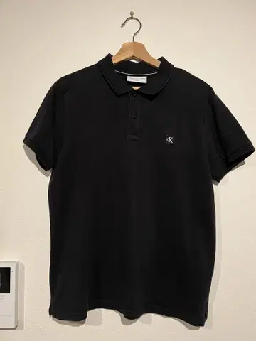Calvin Klein Jeans 캘빈클라인 블랙 피케 셔츠 L