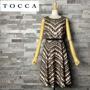TOCCA 토카 슬리브리스 플레어 원피스