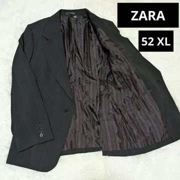 ZARA 싱글 버튼 테일러드 자켓 스트라이프 52 XL