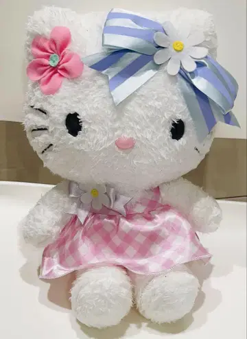 산리오 헬로키티 Hello Kitty 플라워 꽃 봉제 인형 레어