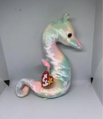 Ty Beanie Babies Neon 네온 봉제 인형 해마