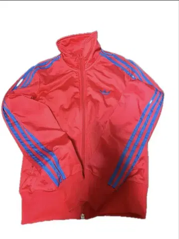 adidas 트랙 재킷 레드/블루스 Lee 스트라이프