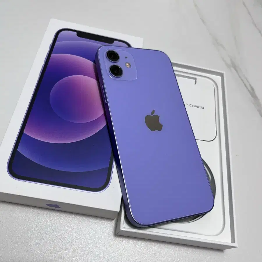 APPLE | 애플 iPhone 12 Purple, battery health 73% on Bunjang