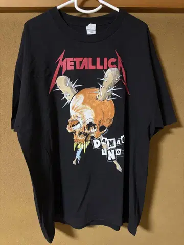 메탈리카 METALLICA 패스헤드 XL 사이즈 티셔츠 00년대 90년대