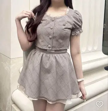 nice claup 커플 컬렉션 체크 셋업