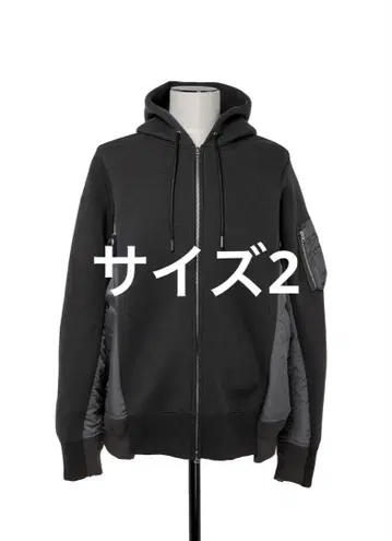 Sponge Sweat x Nylon Twill Hoodie
