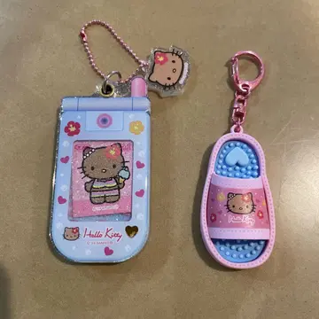 일광화상 키티 슬라이드폰 키링 샌들 일광화상 헬로키티