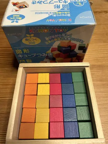 구몬 도형 큐브 쌓기 KUMON TOY
