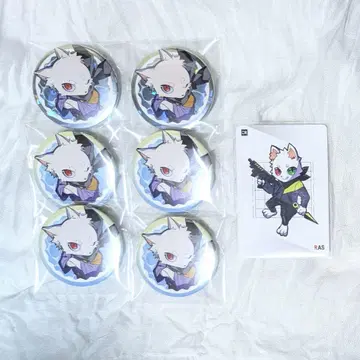Ras 캔뱃지 컬렉션 카드 CR CR 페스 CrazyRaccoon