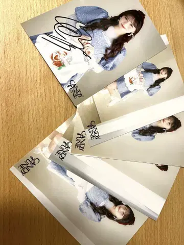 타치바나 코토미 브로마이드 5 세트 (사인 포함)