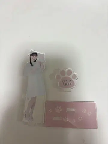 stu48 오카다 아즈미 아크릴 스탠드 개봉 고양이 코스프레