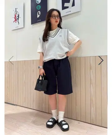 새상품 라코스테 칠덴 니트 베스트