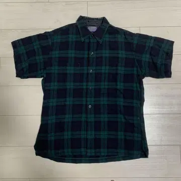 50s Pendleton 펜들턴 반팔 체크 셔츠