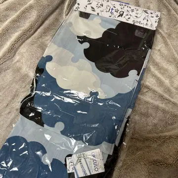 칼큘로 눈꽃무늬 유카타 블루 계열