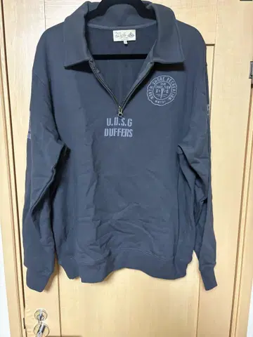 The Duffer 하프 지퍼 트레이닝복 XL 다크 그레이