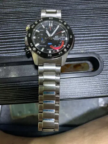 CASIO EDIFICE 크로노그래프 블랙