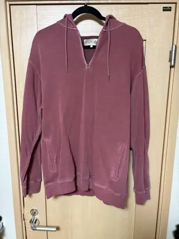 The Duffer 후드 트레이너 XL 더스티 로즈