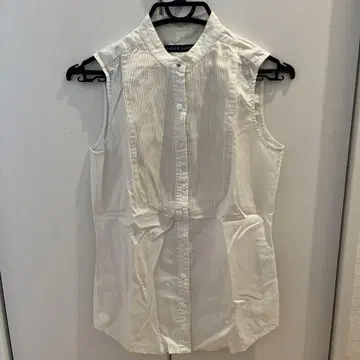 Ralph Lauren 화이트 슬리브리스 셔츠 사이즈9