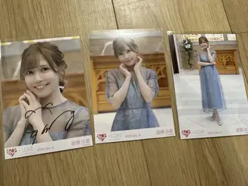 이코러브 모로하시 사나 브로마이드 친필