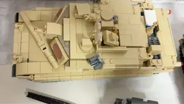 M1A2 Brickmania 탱크 모델 베이지 중형 LEGO 호환