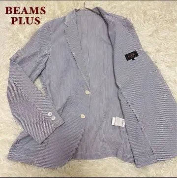 새상품급 BEAMS PLUS 시어서커 테일러드 자켓 수트 M
