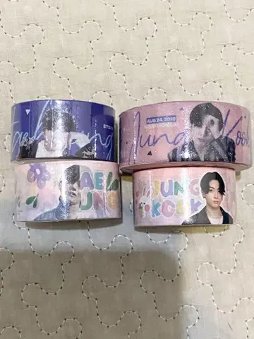 BTS 뷔 정국 마스킹 테이프 비공식