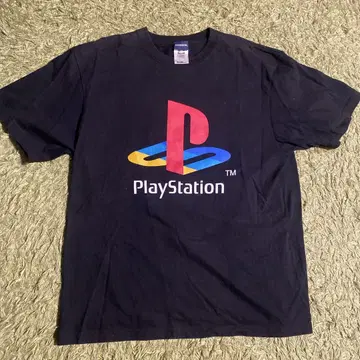 코스파 PlayStation 로고 티셔츠 XL 플스
