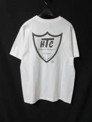 미사용 HTC Shield Logo 티셔츠 화이트