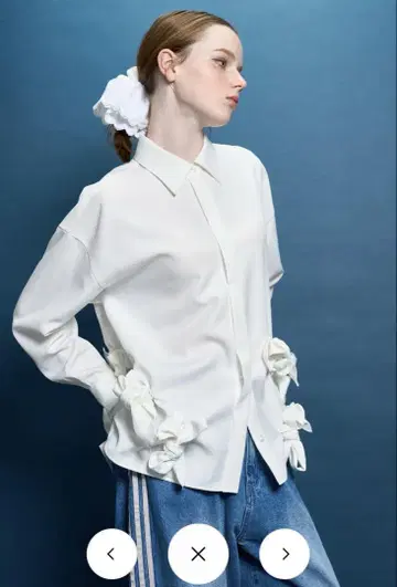 THETOE Kordela Twist Shirt white