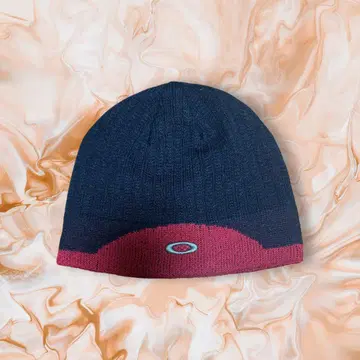 90년대 00년대 Oakley 비니 빨간색 택 톱니 로고 software