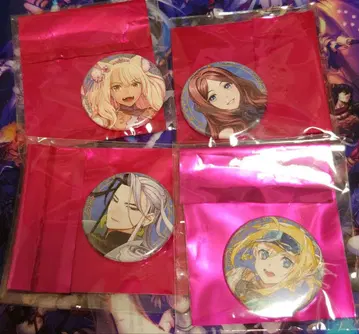 fgo 4점 세트 캔뱃지
