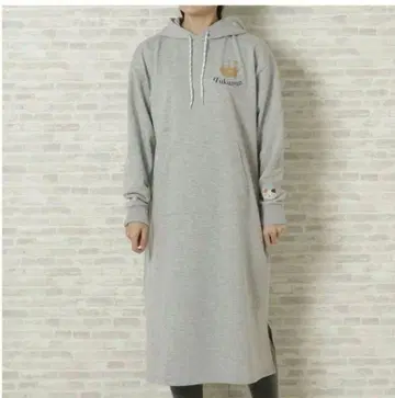 FukuFukuNyanko 후드 부착 원피스 HAPINS 그레이