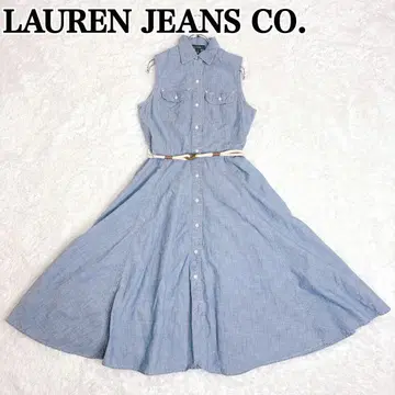[ LAUREN JEANS ] 로렌진 데님 원피스 A라인