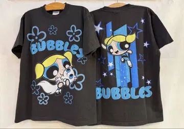 Bubbles 그래픽 티셔츠 블랙