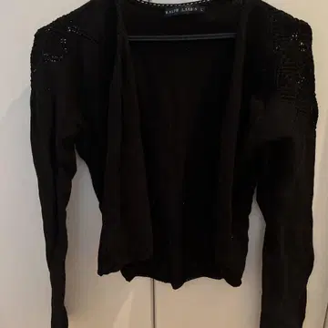 Ralph Lauren 블랙 썸머 니트 가디건 L 사이즈