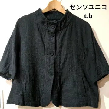 센소유니코 t.b 부드러운 착용감 면마 하오리 자켓 가디건