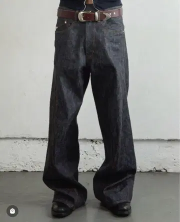 NVRFRGT 25AW 3D TWISTED 와이드 레그 JEANS