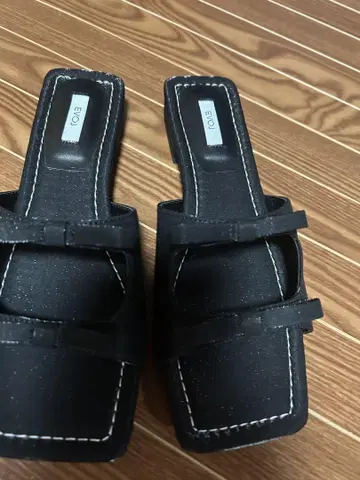 블랙 뮬 M 사이즈