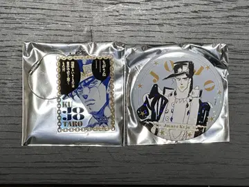 죠죠월드 와이어 키링 캔뱃지 쿠죠 죠타로