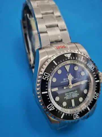 커스텀 오토매틱 손목시계 44.5mm R 로고