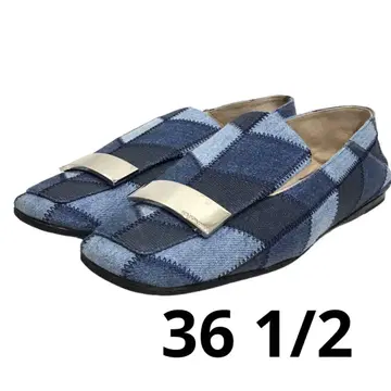 sergiorossi SR1 SLIPPER 데님 패치워크 세르지오로시