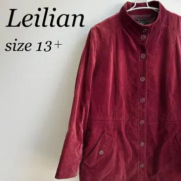 Leilian 레리안 자켓 레트로 여성용 오버 사이즈 얇은 소재