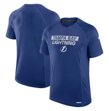 NHL Tampa Bay Lightning 퍼포먼스 티셔츠 파랑