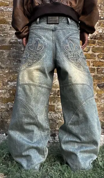 deviantbylobo earth washed jeanz