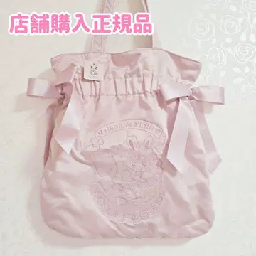 가격 인하 Maison de FLEUR 베리에짱 더블 리본 토트백
